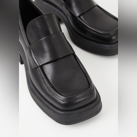 NEW VAGABOND DORAH BLACK LOAFERS 40 10 - Picture 5 of 14